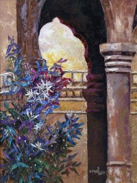 Ashraf, 18 x 24 Inch, Oil on Canvas, Floral Painting, AC-ASF-011